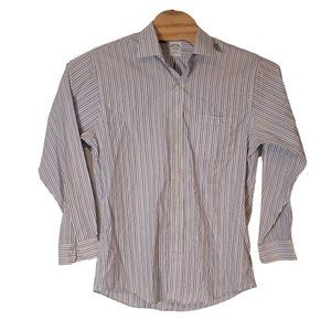 Brooks‎ Brothers 1818 Button Down Dress Shirt Long Sleeve Multicolor Size 16-34